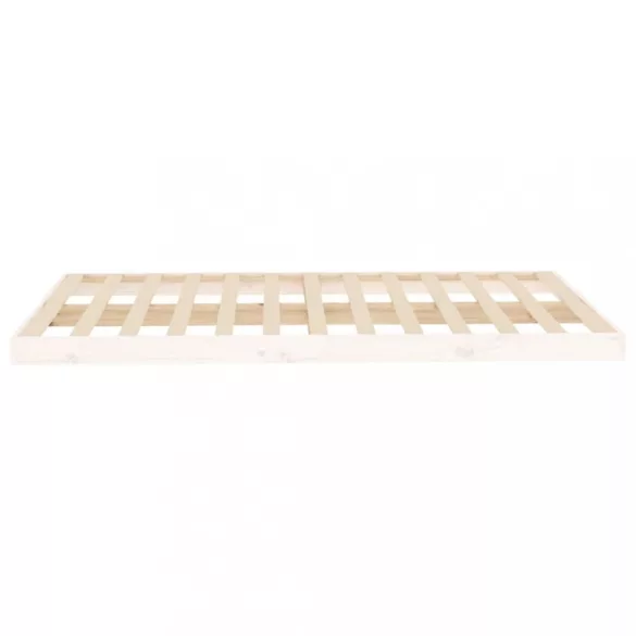 fehér tömör fenyőfa ágykeret 120 x 200 cm