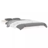 fehér tömör fenyőfa ágykeret 100 x 200 cm