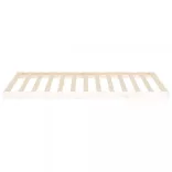 fehér tömör fenyőfa ágykeret 100 x 200 cm