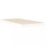 fehér tömör fenyőfa ágykeret 90 x 200 cm