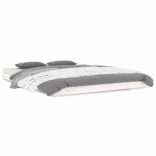 fehér tömör fenyőfa ágykeret 140x190 cm