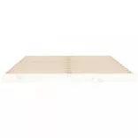 fehér tömör fenyőfa ágykeret 140x190 cm