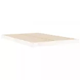 fehér tömör fenyőfa ágykeret 120 x 190 cm Small Double