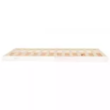 fehér tömör fenyőfa ágykeret 120 x 190 cm Small Double