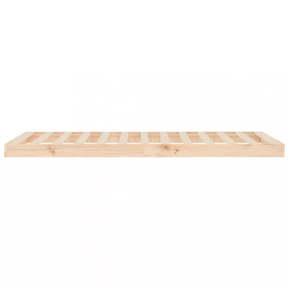 egyszemélyes tömör fenyőfa ágykeret 90 x 190 cm