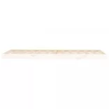 fehér tömör fenyőfa ágykeret 75 x 190 cm Small Single