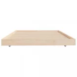 tömör fenyőfa ágy matrac nélkül 90 x 200 cm