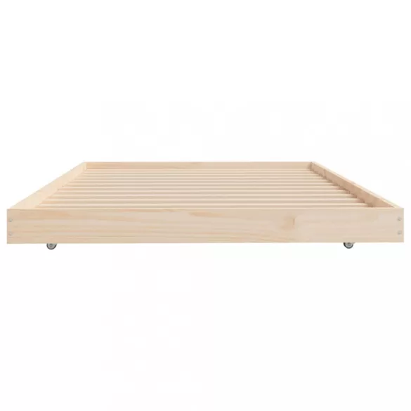 tömör fenyőfa ágy matrac nélkül 90 x 200 cm