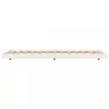 fehér tömör fenyőfa ágy matrac nélkül 90 x 200 cm