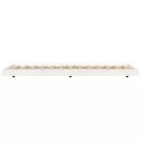 fehér tömör fenyőfa ágykeret matrac nélkül 90 x 190 cm