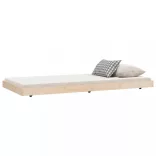 tömör fenyőfa ágy matrac nélkül 75 x 190 cm