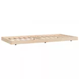 tömör fenyőfa ágy matrac nélkül 75 x 190 cm