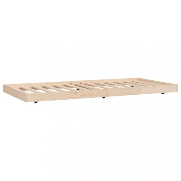 tömör fenyőfa ágy matrac nélkül 75 x 190 cm