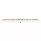 fehér tömör fenyőfa ágy matrac nélkül 75 x 190 cm