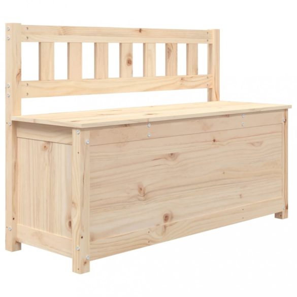 tömör fenyőfa pad 110 x 41 x 76,5 cm