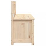 tömör fenyőfa pad 110 x 41 x 76,5 cm