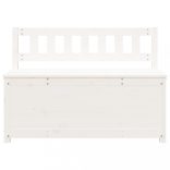 fehér tömör fenyőfa pad 110 x 41 x 76,5 cm