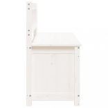 fehér tömör fenyőfa pad 110 x 41 x 76,5 cm