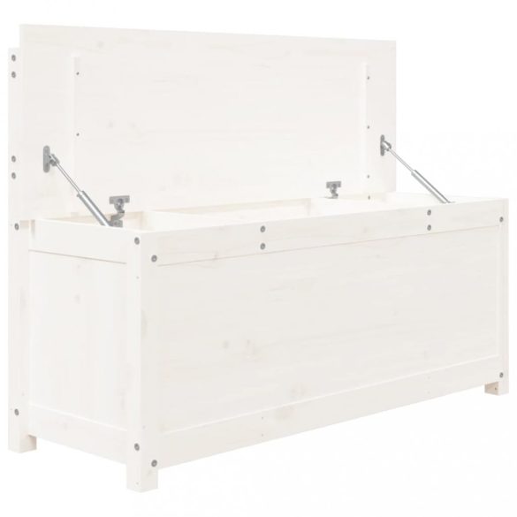 fehér tömör fenyőfa pad 110 x 41 x 76,5 cm