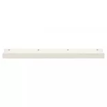 2 db fehér tömör fenyőfa fali polc 110 x 12 x 9 cm