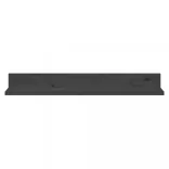 2 db szürke tömör fenyőfa falipolc 80 x 11 x 9 cm