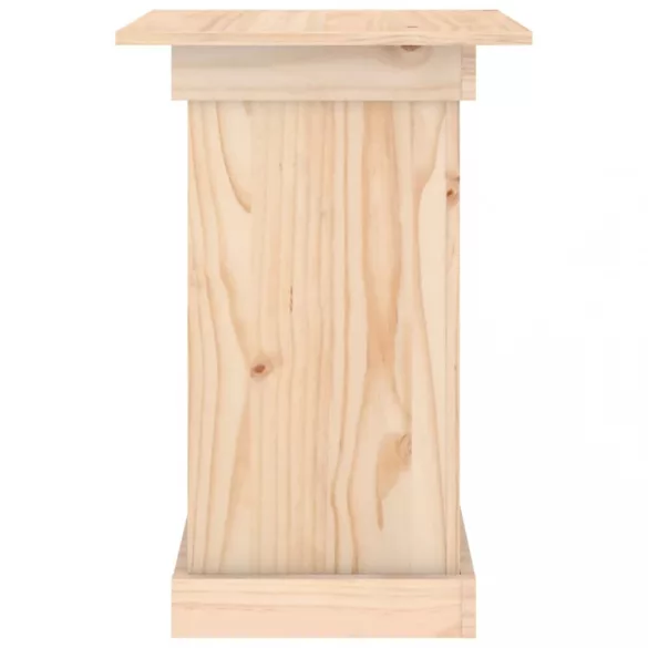 tömör fenyőfa virágtartó állvány 40 x 40 x 60 cm