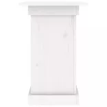 fehér tömör fenyőfa virágtartó állvány 40 x 40 x 60 cm