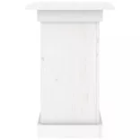 fehér tömör fenyőfa virágtartó állvány 40 x 40 x 60 cm