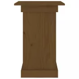 mézbarna tömör fenyőfa virágtartó állvány 40 x 40 x 60 cm