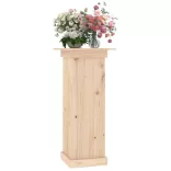 tömör fenyőfa virágtartó állvány 40 x 40 x 60 cm