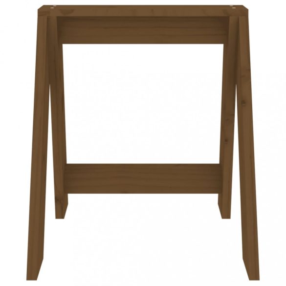 2 db mézbarna tömör fenyőfa ülőke 40x40x45 cm