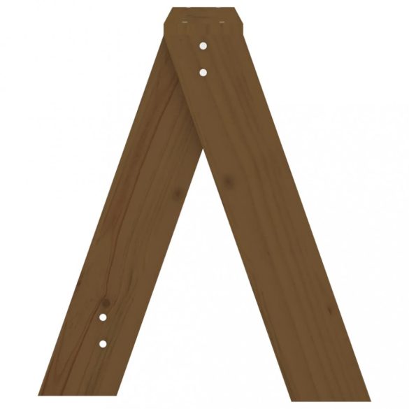 2 db mézbarna tömör fenyőfa ülőke 40x40x45 cm