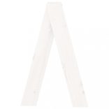 2 db fehér tömör fenyőfa ülőke 40x40x60 cm