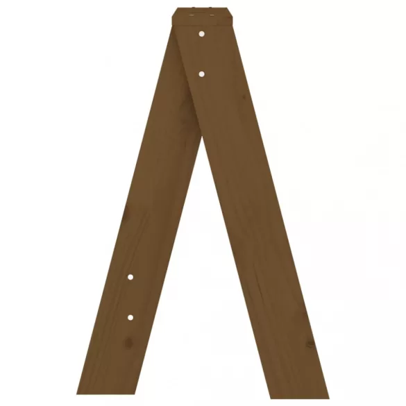 2 db mézbarna tömör fenyőfa ülőke 40x40x60 cm