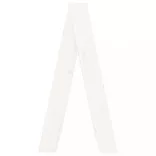 2 db fehér tömör fenyőfa ülőke 40 x 40 x 75 cm