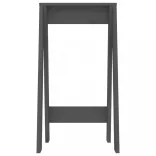 2 db szürke tömör fenyőfa ülőke 40 x 40 x 75 cm