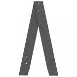 2 db szürke tömör fenyőfa ülőke 40 x 40 x 75 cm