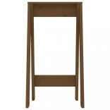 2 db mézbarna tömör fenyőfa ülőke 40x40x75 cm