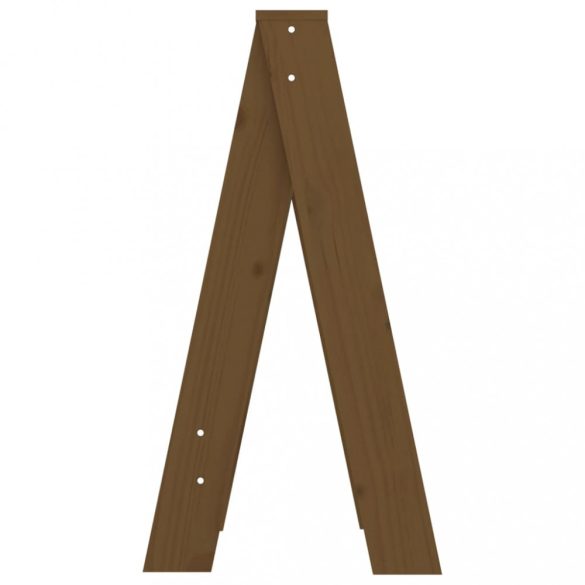 2 db mézbarna tömör fenyőfa ülőke 40x40x75 cm