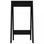 2 db fekete tömör fenyőfa ülőke 40 x 40 x 75 cm