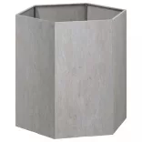rozsda színű corten acél növénytartó 40 x 40 x 45 cm