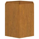 rozsda színű corten acél növénytartó 40 x 40 x 45 cm