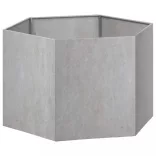 rozsda színű corten acél növénytartó 60 x 60 x 45 cm