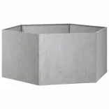 rozsda színű corten acél növénytartó 90 x 90 x 45 cm