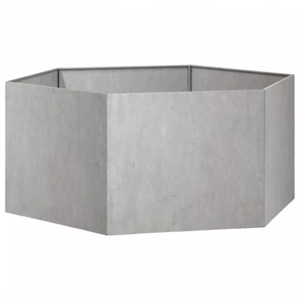 rozsda színű corten acél növénytartó 90 x 90 x 45 cm