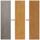 rozsda színű corten acél növénytartó 138x120x45 cm