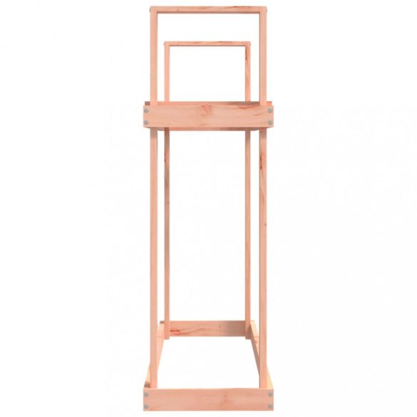 tömör duglászfenyő tűzifatartó állvány 110x35x108,5 cm