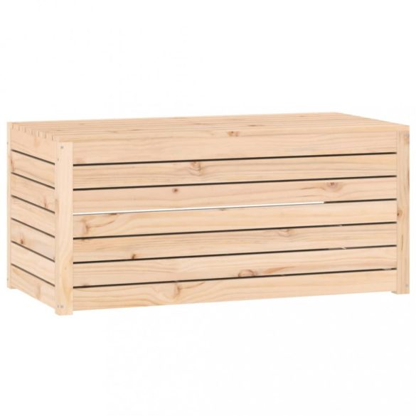 tömör fenyőfa kerti láda 101 x 50,5 x 46,5 cm