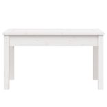 fehér tömör fenyőfa kerti pad 80x44x45 cm