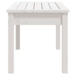 fehér tömör fenyőfa kerti pad 80x44x45 cm